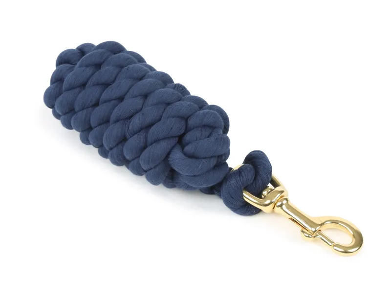 Headcollar Lead Rope With Trigger Clip - Navy