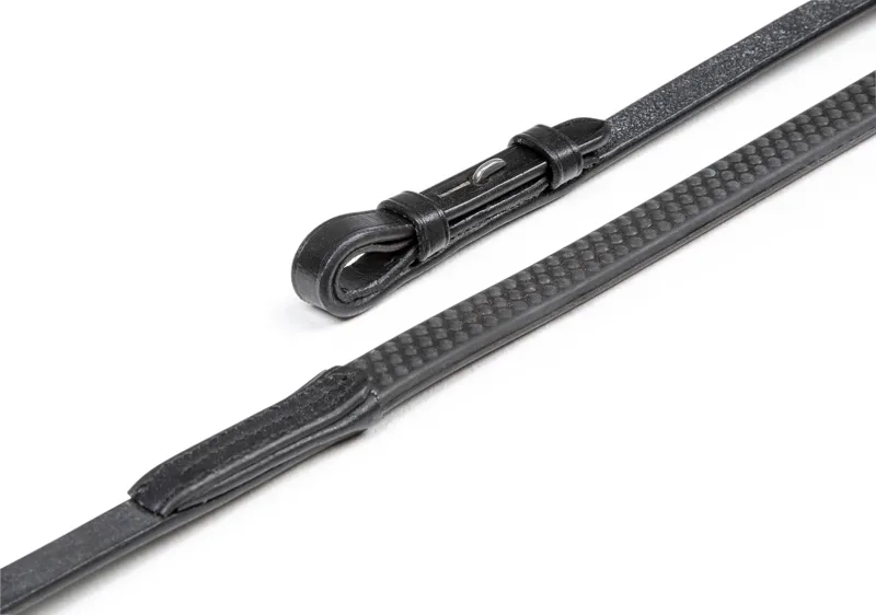 Aviemore Soft Rubber Grip Reins - Extra Long - Black