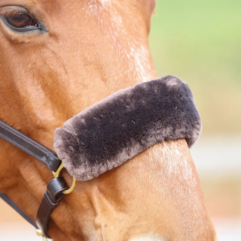 ARMA SupaFleece Noseband Sleeve - Brown - 35cm