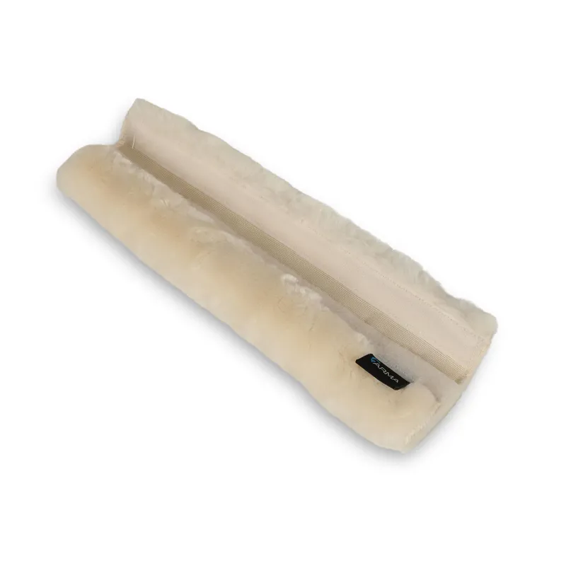 ARMA SupaFleece Noseband Sleeve - Natural - 35cm-1