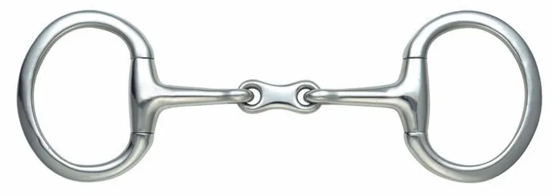 Shires Stainless Steel French Link Eggbutt Snaffle Bit