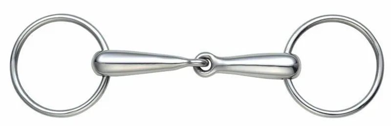Shires Hollow Mouth Loose Ring Snaffle Bit