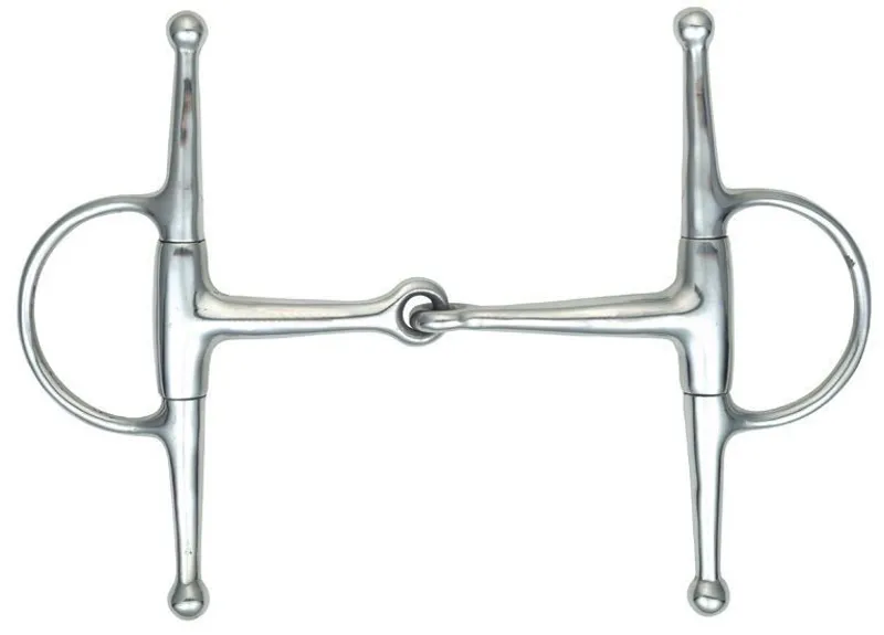 Full Cheek Eggbutt Snaffle - Stainless Steel