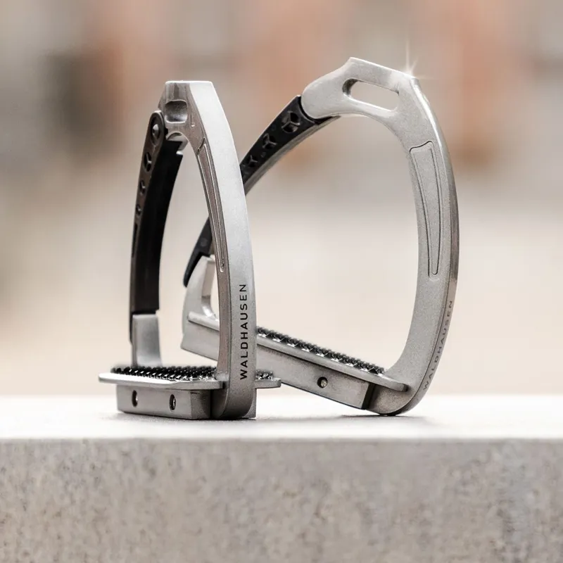 Waldhausen Childrens Safety Stirrup Pro - Grey / Metallic-1