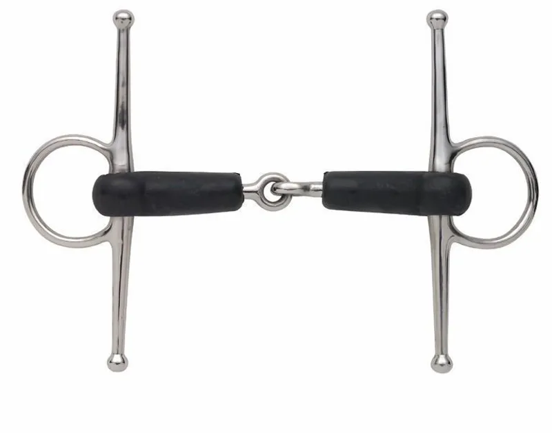 Shires Soft Rubber Covered Full Cheek Bit