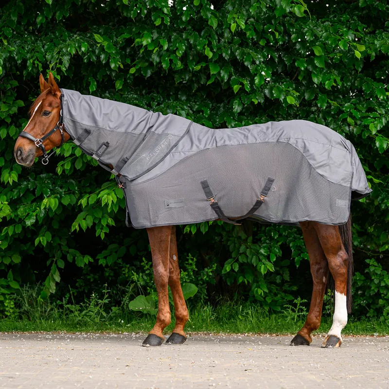 Waldhausen Waterproof Fly Rug Neck Cover - Grey-2