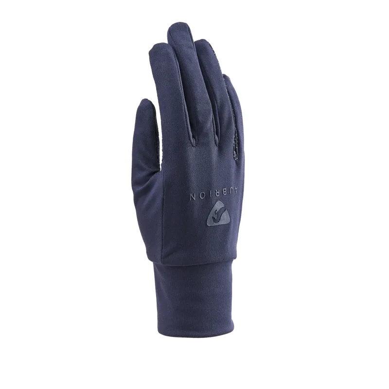 Aubrion Patterson Childrens Thermal Riding Gloves - Child - Navy