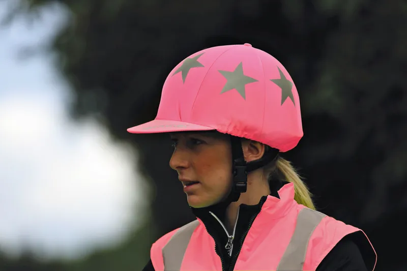 Equi-Flector Reflective Hat Cover - Pink-1