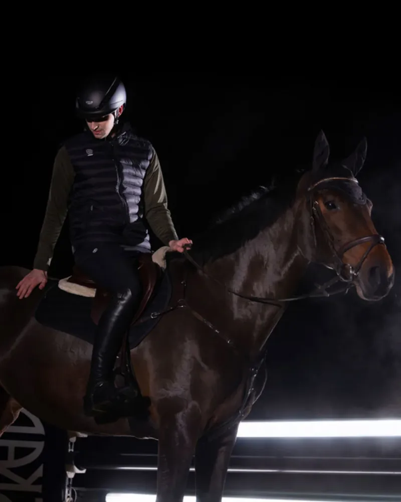 Eskadron Mens Quilted Waistcoat - Black-3