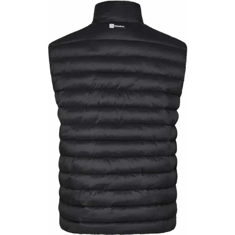 Eskadron Mens Quilted Waistcoat - Black-2