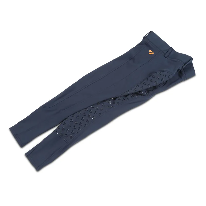 Aubrion Albany Young Rider Riding Tights - Navy