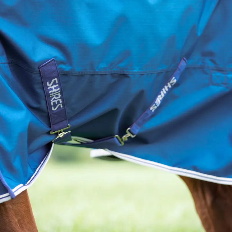 Highlander Original 200g Medium Weight Turnout Combo Rug - Blue-5