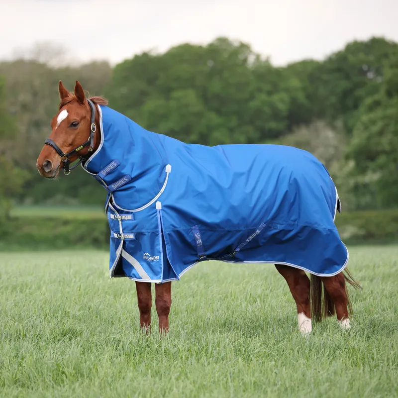 Highlander Original 200g Medium Weight Turnout Combo Rug - Blue