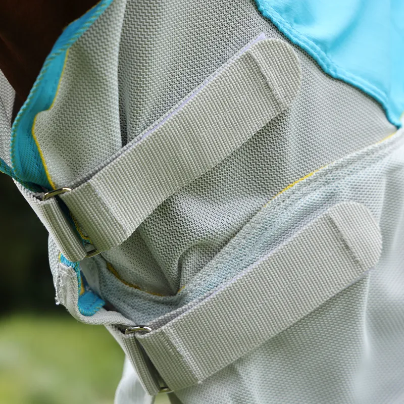 Highlander Plus Waterproof Fly Rug - Blue-2