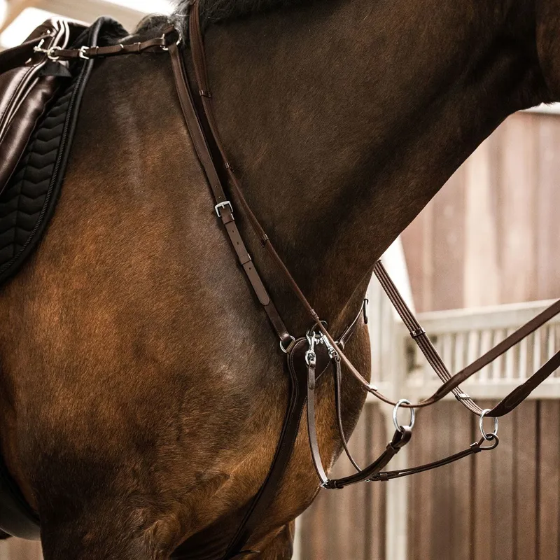 Waldhausen X-Line Padded Breastplate - Brown