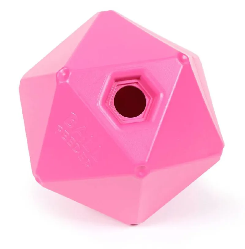 Shires 9 Inch Ball Feeder / Treat Ball - Pink
