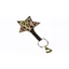 Aubrion Cowhide Keyring - Leopard Print