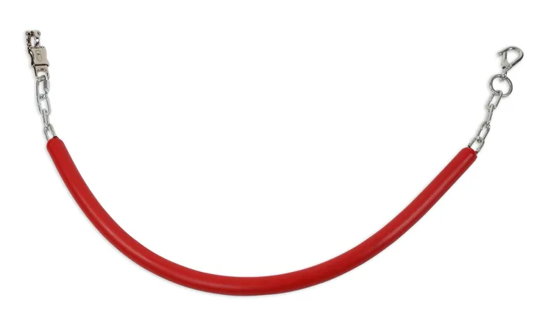 Rubber Covered Stall Chain - Red