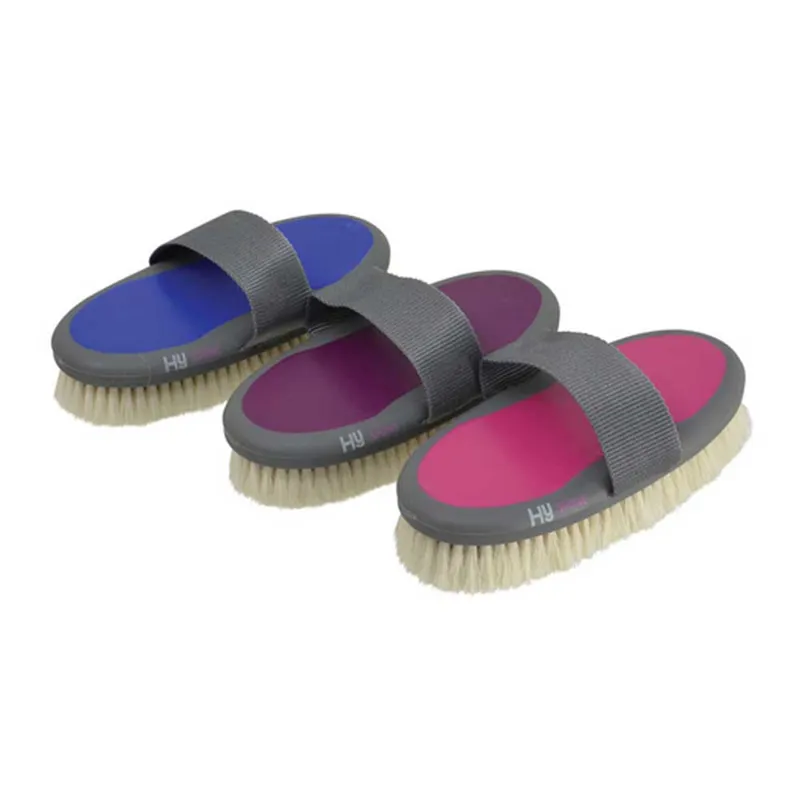 Hy Sport Active Goat Hair Body Brush - Pink-1