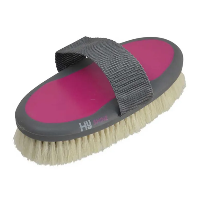 Hy Sport Active Goat Hair Body Brush - Pink