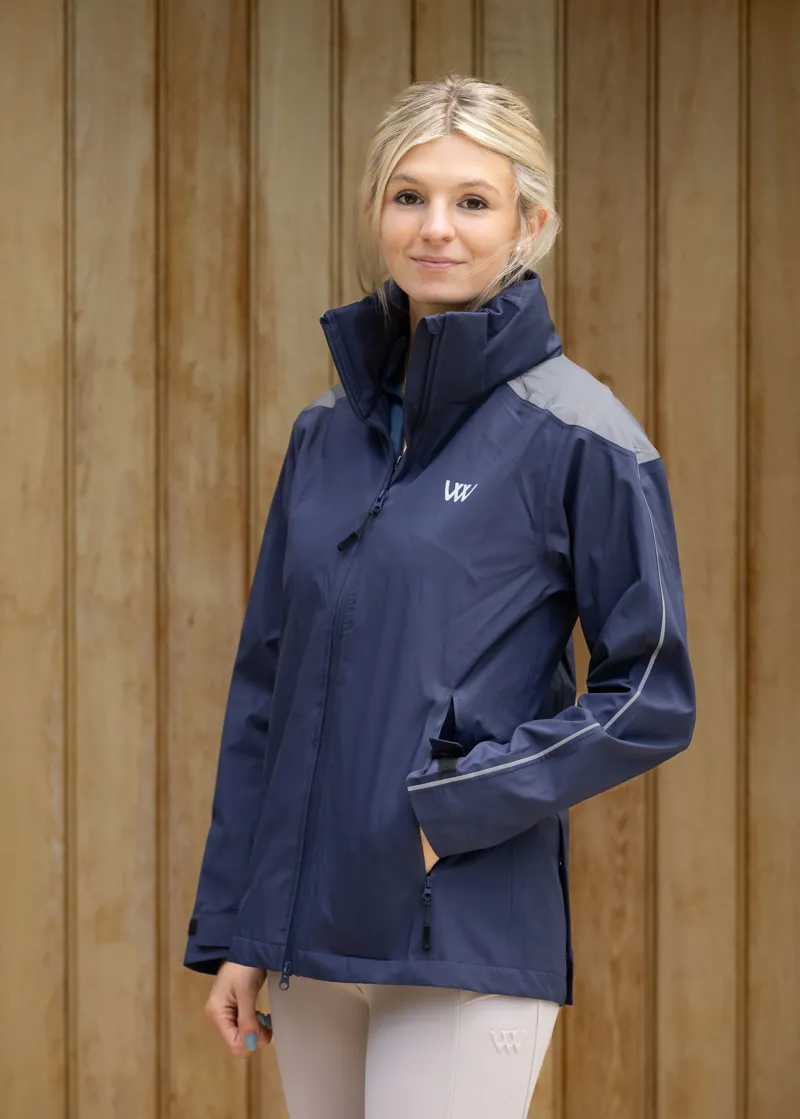Woof Wear All Season UNISEX Waterproof Riding Jacket - Navy-1