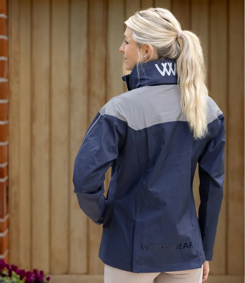 Woof Wear All Season UNISEX Waterproof Riding Jacket - Navy-3