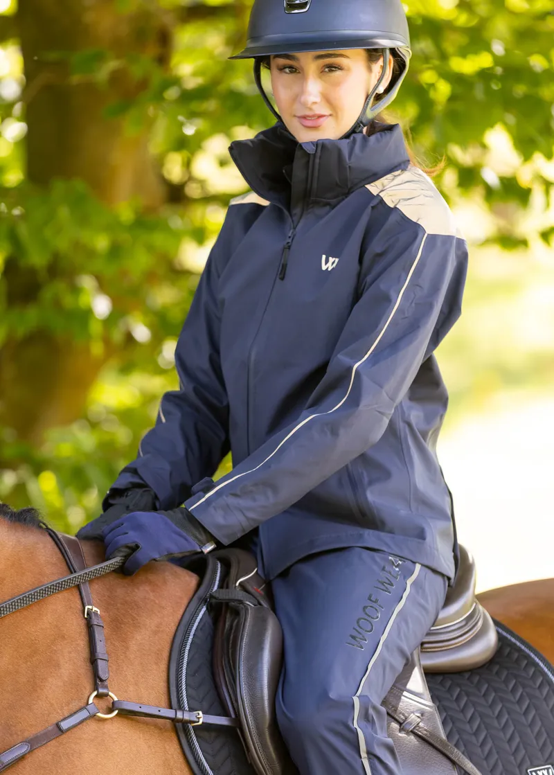 Woof Wear All Season UNISEX Waterproof Riding Jacket - Navy-5