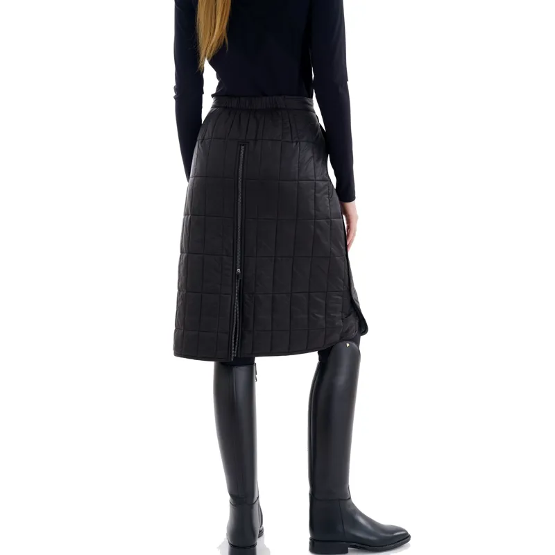 euro-star Amber Quilted Riding Skirt - Black-2
