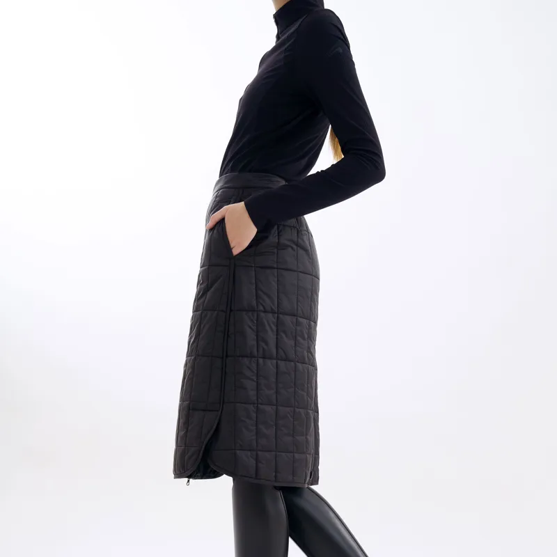 euro-star Amber Quilted Riding Skirt - Black-3