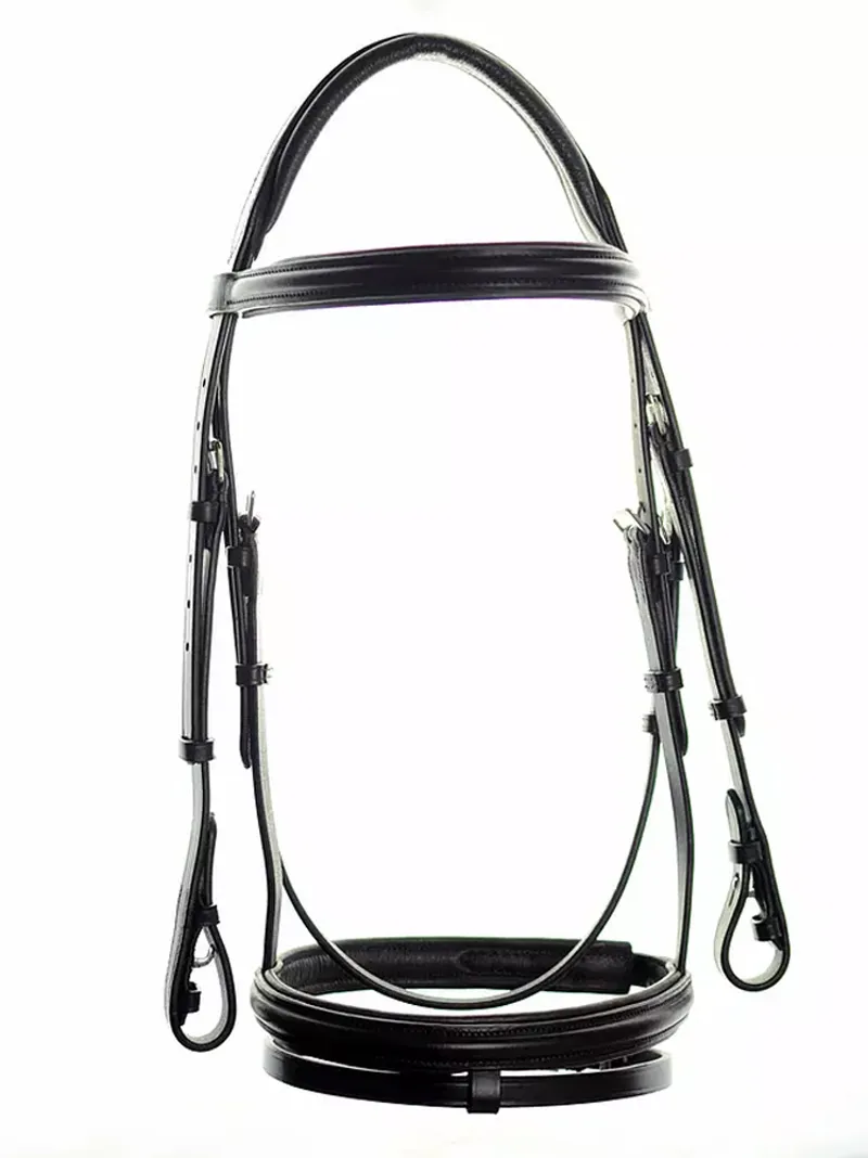 Ascot Comfort Flash Bridle - Brown-3