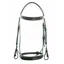 Ascot Padded Cavesson Bridle 1/2 Inch - Black