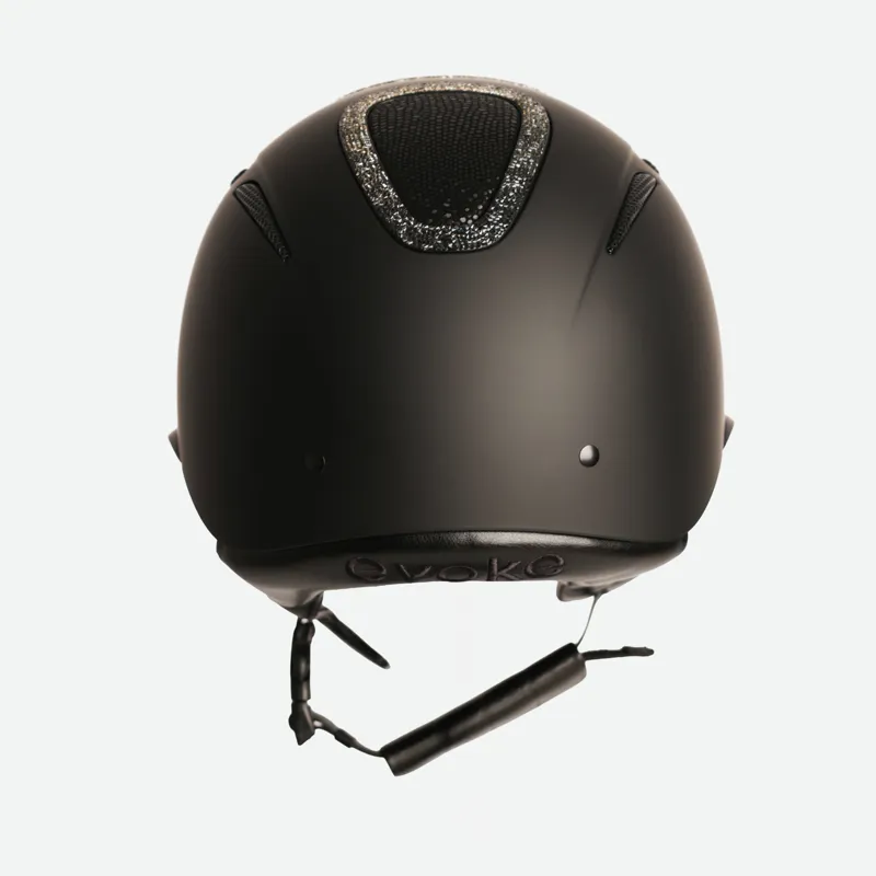 Evoke Elara Wide Peak - Black/Viper /Steel Crystal Frame Helmet-2