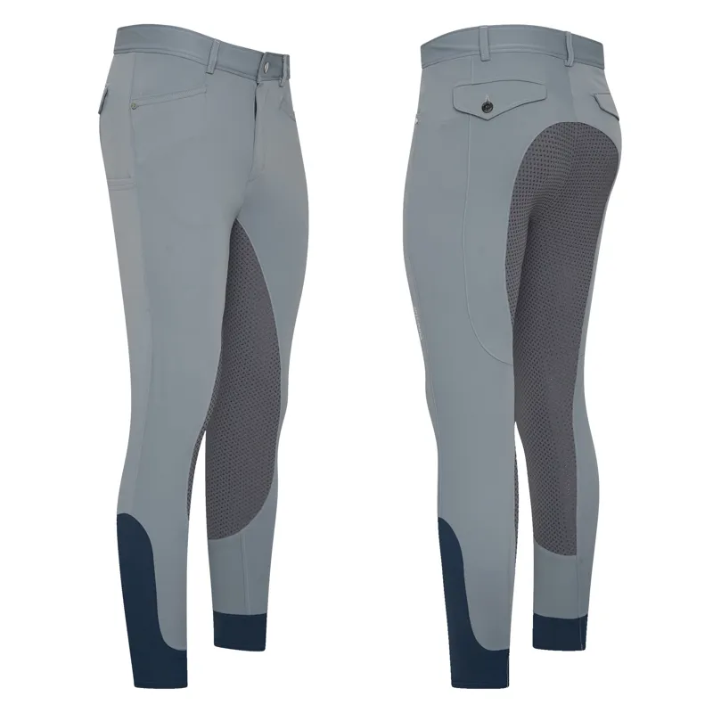 euro-star Camillo Mens Full Grip Breeches - Titanium