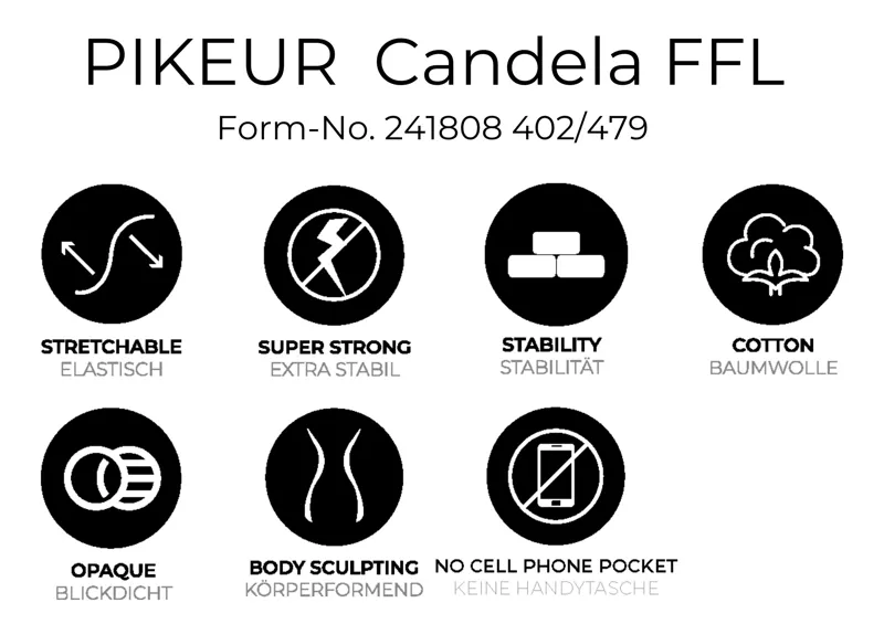 Pikeur Candela Full Seat Breeches - Black-1