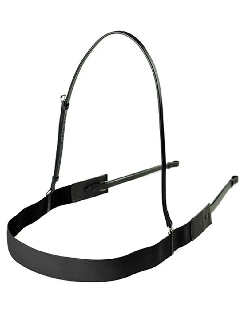 English Leather Elastic Breastgirth - Black - Cob/Full Size