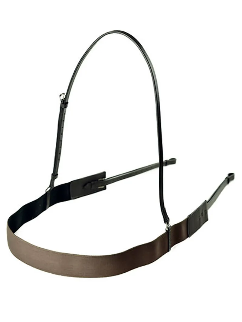 English Leather Elastic Breastgirth - Brown - Cob/Full Size