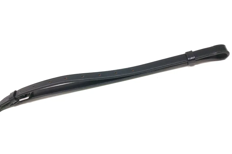 English Leather Flat Crupper - Black-2