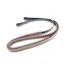 English Leather Rubber Grip Reins - Brown