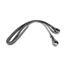 Ascot Rubber Grip Reins - Buckle Billet - Black