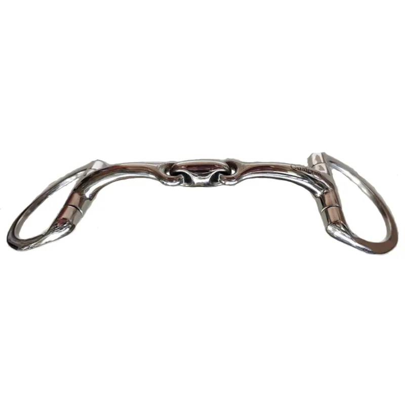 Qualcraft Dee Ring Curved Mouth Lozenge Snaffle