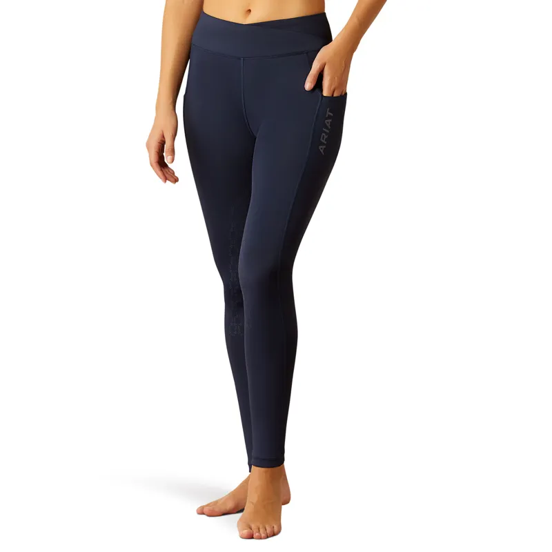 Ariat Avail Half Grip Riding Tights - Navy-3
