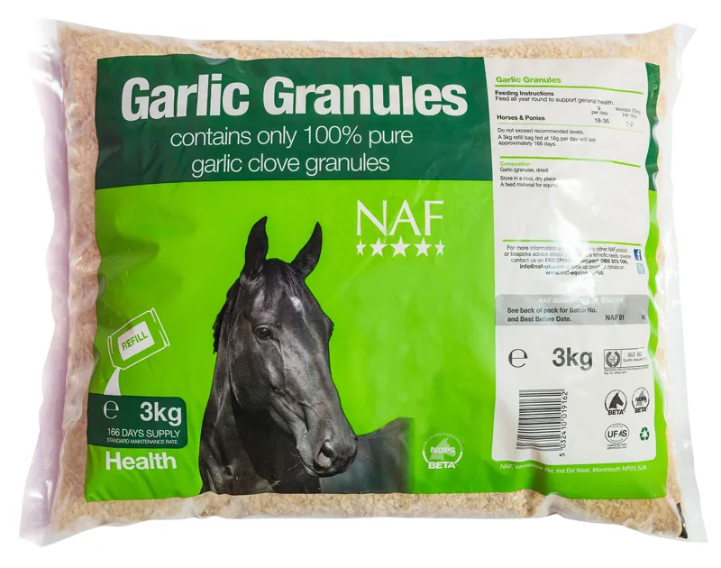 NAF Garlic Granules 3Kg Refill