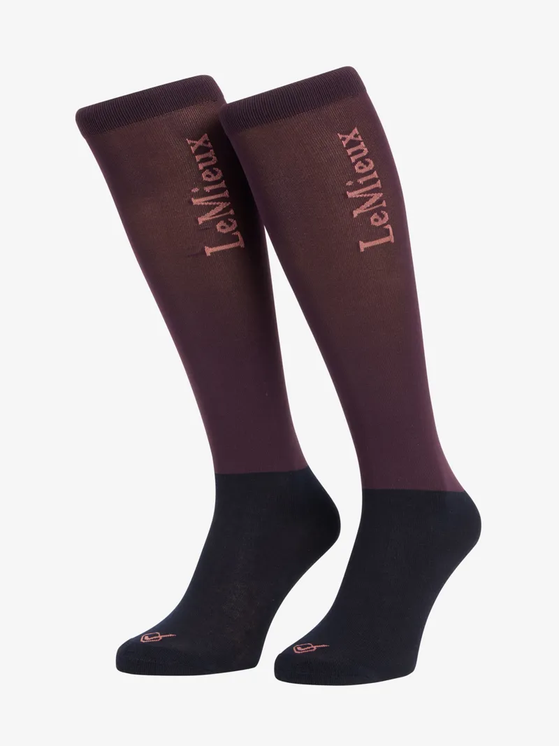 LeMieux Competition Socks - Damson