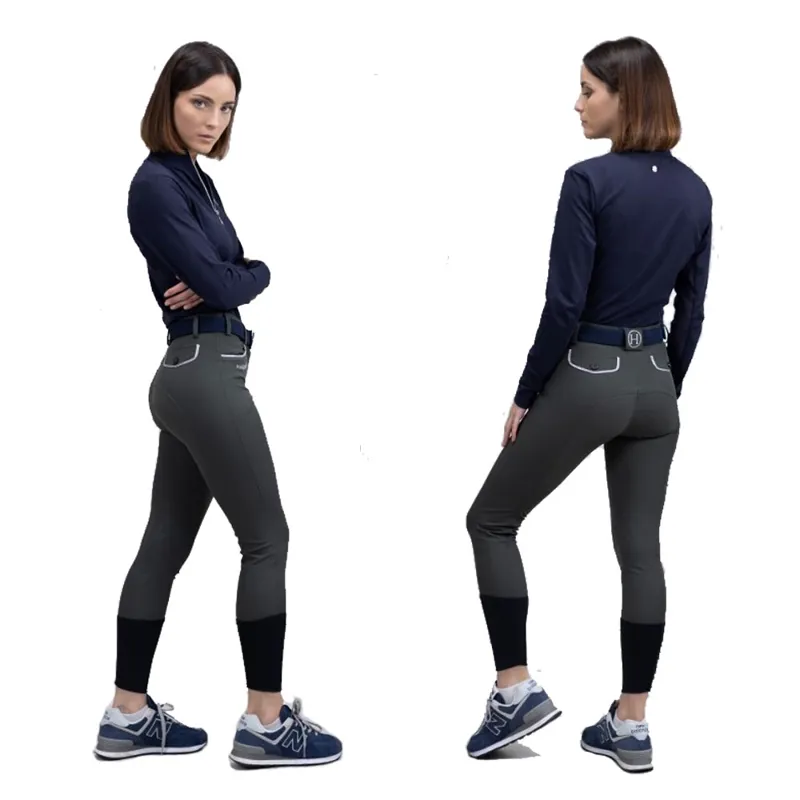 Harcour Jaltika Knee Grip Breeches - Khaki