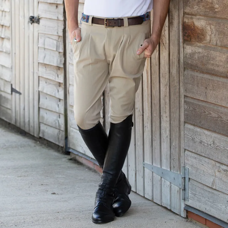 Equetech Kingham Mens Breeches - Beige