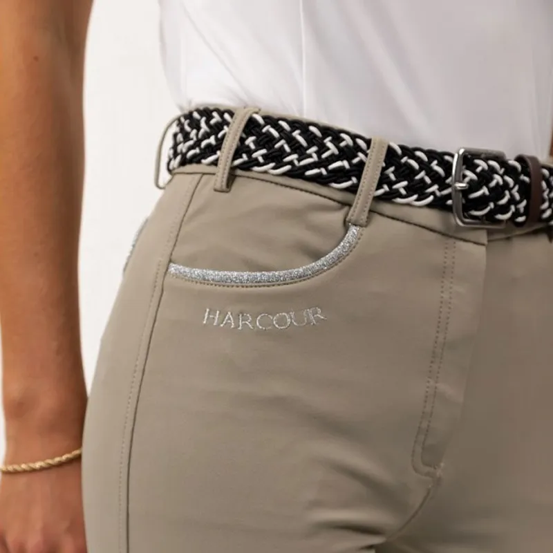 Harcour Kinoa Elasticated Belt - Black