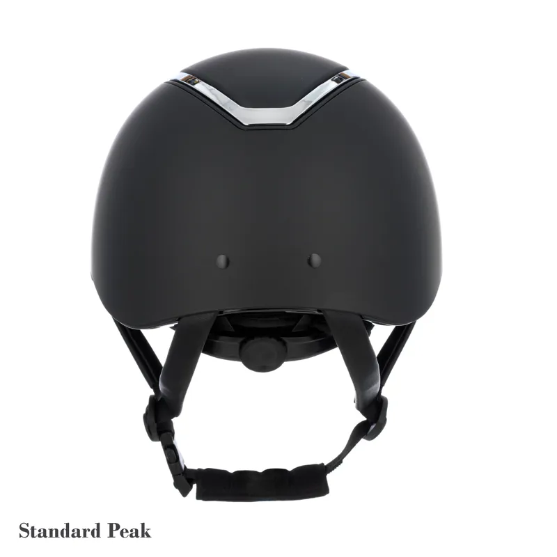 Kylo Riding Helmet WITH MIPS - Black Matte/Silver - CHOOSE PEAK-2