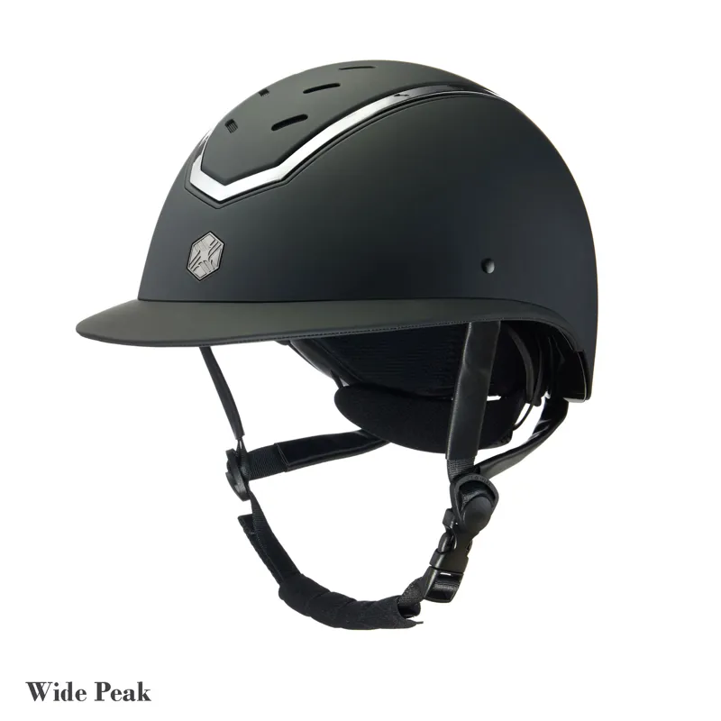 Kylo Riding Helmet WITH MIPS - Black Matte/Silver - CHOOSE PEAK-3