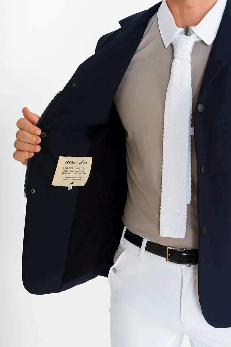 euro-star Lucio Men's Competition Jacket - Navy-3