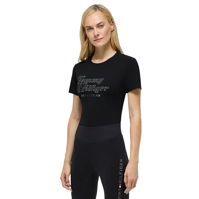 Hilfiger Malibu Rhinestone T-Shirt - Black